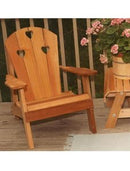 Creekvine Designs Cedar Country Hearts Adirondack Chair