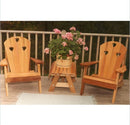Creekvine Designs Cedar Country Hearts Adirondack Chair Collection