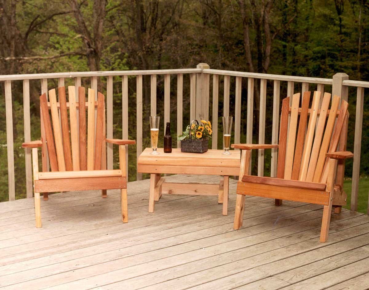 Creekvine Designs Cedar American Forest Adirondack Chair Collection