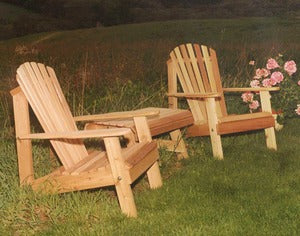 Creekvine Designs Cedar American Forest Adirondack Chair Collection