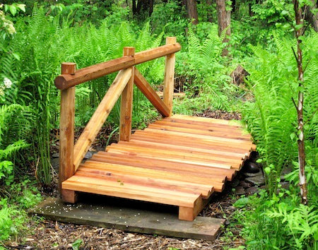 Creekvine Designs 8' Cedar Trail Bridge