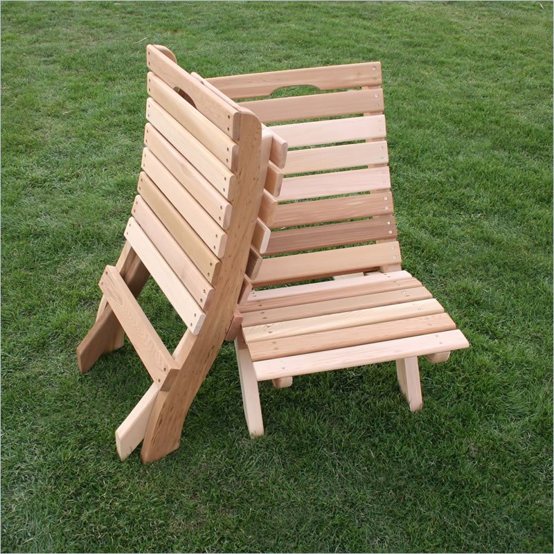 Creekvine Designs Cedar Traveling Style Folding Chair