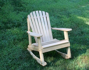 Creekvine Designs Cedar American Forest Adirondack Rocker