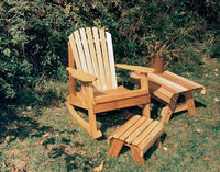 Creekvine Designs Cedar American Forest Adirondack Rocker