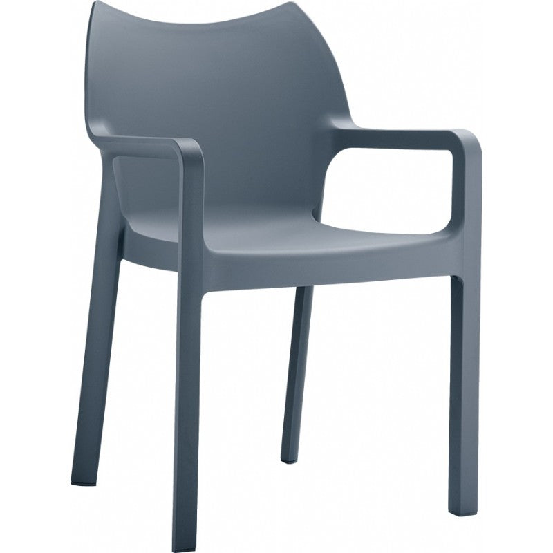 Compamia Diva Resin Outdoor Dining Arm Chair - Set of 2
