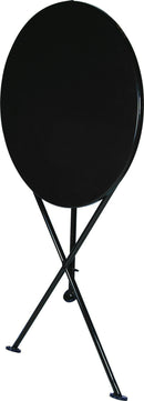 Furniture DesignHouse FrenchCafe  Round Bistro 3-leg Folding Bistro Table / 28" Round Metal Top