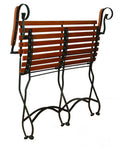 Furniture DesignHouse Folding 2-Seat Bench wth Arms