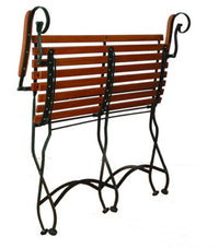 Furniture DesignHouse Folding 2-Seat Bench wth Arms