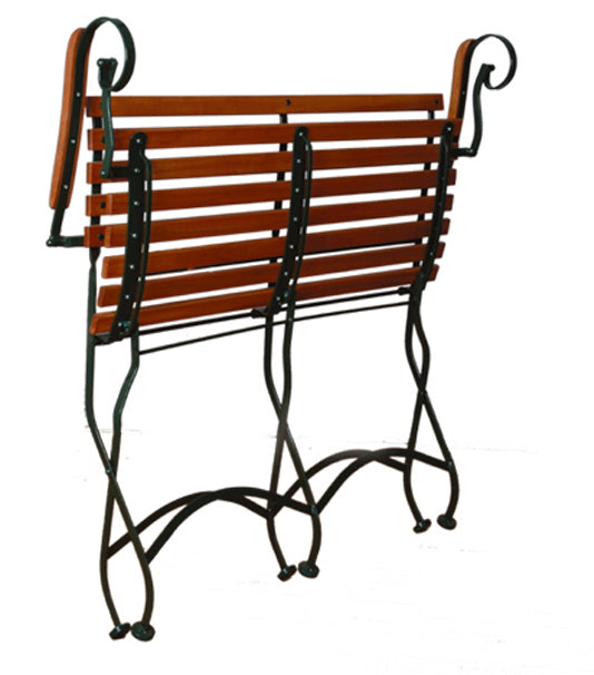 Furniture DesignHouse Folding 2-Seat Bench wth Arms