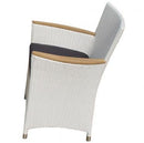 Royal Teak White Helena Chair White Wash - Set of 2