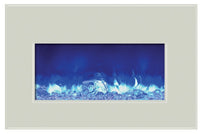 Amantii Insert 30" Electric Fireplace-40" x 26" Black or White Glass Surround