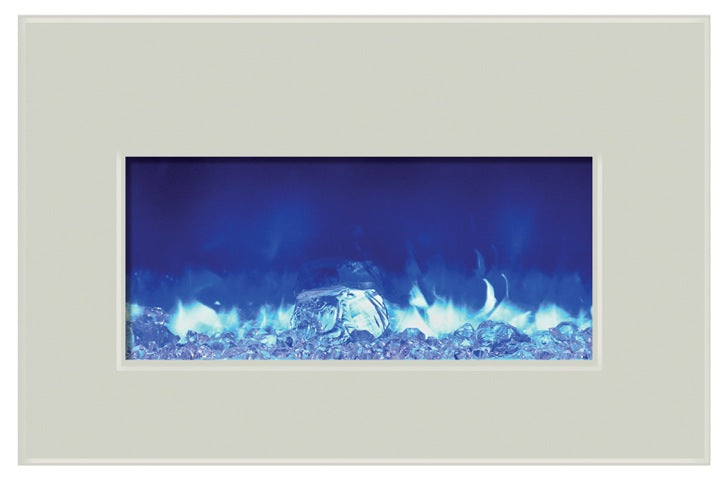 Amantii Insert 30" Electric Fireplace-40" x 26" Black or White Glass Surround
