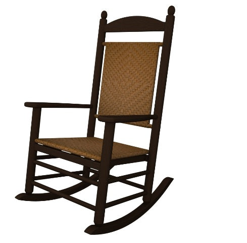 Poly-Wood Jefferson Rocker Tigerwood
