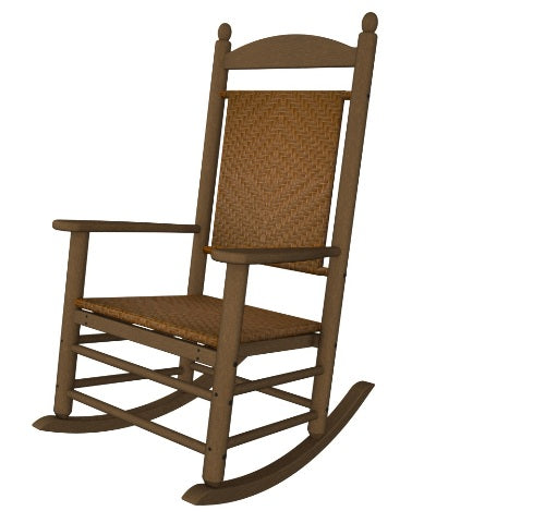Poly-Wood Jefferson Rocker Tigerwood