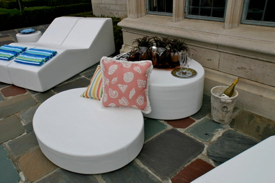 La Fete Note - Oval Ottoman