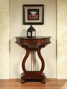 All Things Cedar Half Moon Harp Table