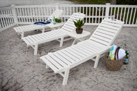 POLYWOOD¨ Nautical 21" x 18" Side Table