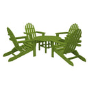 Poly-Wood Classic Adirondack 5 Piece Conversation Group