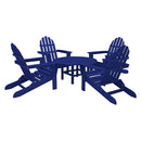 Poly-Wood Classic Adirondack 5 Piece Conversation Group