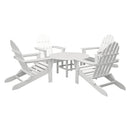 Poly-Wood Classic Adirondack 5 Piece Conversation Group