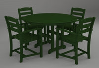 Poly-Wood La Casa 5-Pc. Dining Set in Green