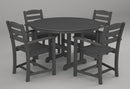 Poly-Wood La Casa 5-Pc. Dining Set in Slate Grey
