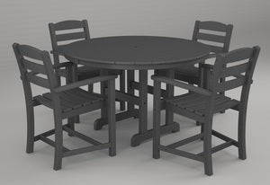 Poly-Wood La Casa 5-Pc. Dining Set in Slate Grey