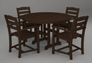 Poly-Wood La Casa 5-Pc. Dining Set in Mahoganyar