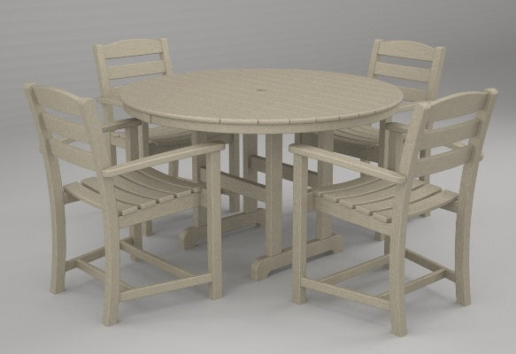 Poly-Wood La Casa 5-Pc. Dining Set in Sand