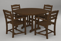 Poly-Wood La Casa 5-Pc. Dining Set in Teak