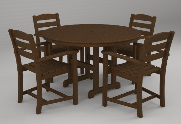 Poly-Wood La Casa 5-Pc. Dining Set in Teak
