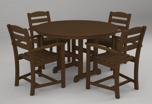 Poly-Wood La Casa 5-Pc. Dining Set in Teak