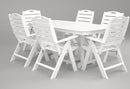 Poly-Wood Nautical 7-Pc. Dining Set in White