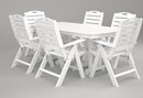 Poly-Wood Nautical 7-Pc. Dining Set in White