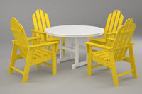 Poly-Wood Long Island 5-Pc. Dining Set in Lemon