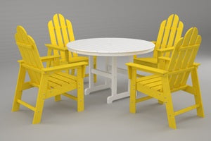 Poly-Wood Long Island 5-Pc. Dining Set in Lemon