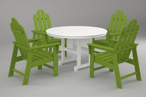 Poly-Wood Long Island 5-Pc. Dining Set in Lime