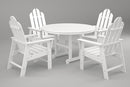 Poly-Wood Long Island 5-Pc. Dining Set in White