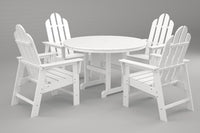 Poly-Wood Long Island 5-Pc. Dining Set in White