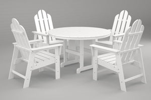 Poly-Wood Long Island 5-Pc. Dining Set in White