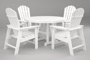 Poly-Wood South Beach 5-Pc. Dining Set in White