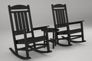 Poly-Wood Presidential 3-Pc. Rocker Set in Black