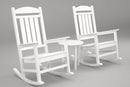 Poly-Wood Presidential 3-Pc. Rocker Set in White