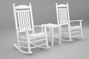 Poly-Wood Jefferson 3-Pc. Rocker Set in White