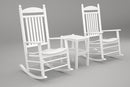 Poly-Wood Jefferson 3-Pc. Rocker Set in White