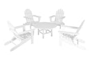 POLYWOOD¨ Classic Adirondack 5-Piece Conversation Group