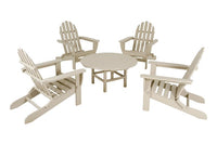 POLYWOOD¨ Classic Adirondack 5-Piece Conversation Group