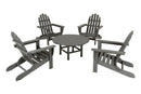 POLYWOOD¨ Classic Adirondack 5-Piece Conversation Group