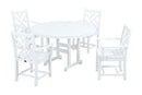 POLYWOOD¨ Chippendale 5-Piece Dining Set