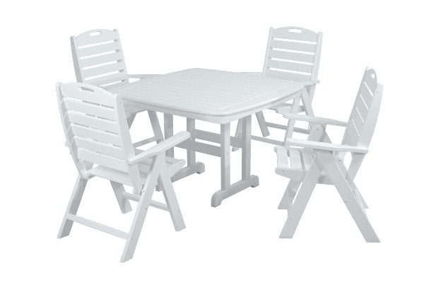 POLYWOOD¨ Nautical 5-Piece Dining Set